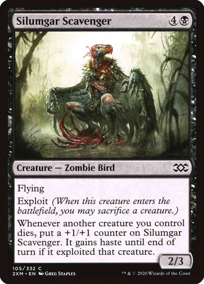 2020 Double Masters Silumgar Scavenger common #105 common card image