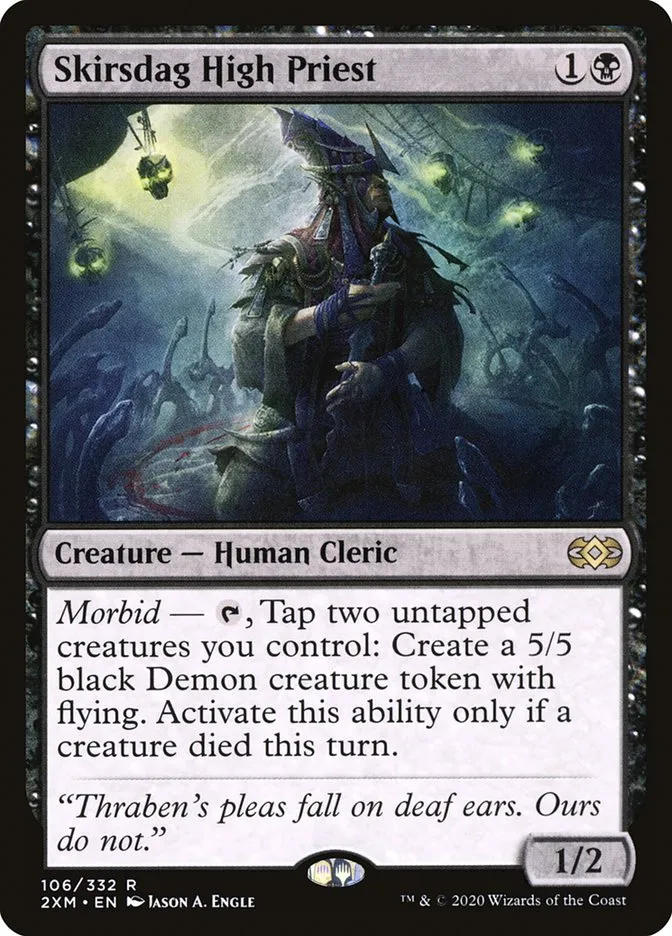 2020 Double Masters Skirsdag High Priest rare #106 rare card image