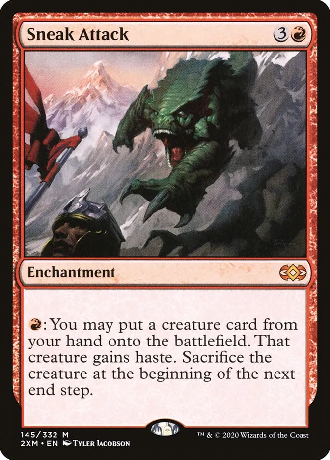 2020 Double Masters Sneak Attack mythic #145 mythic card image