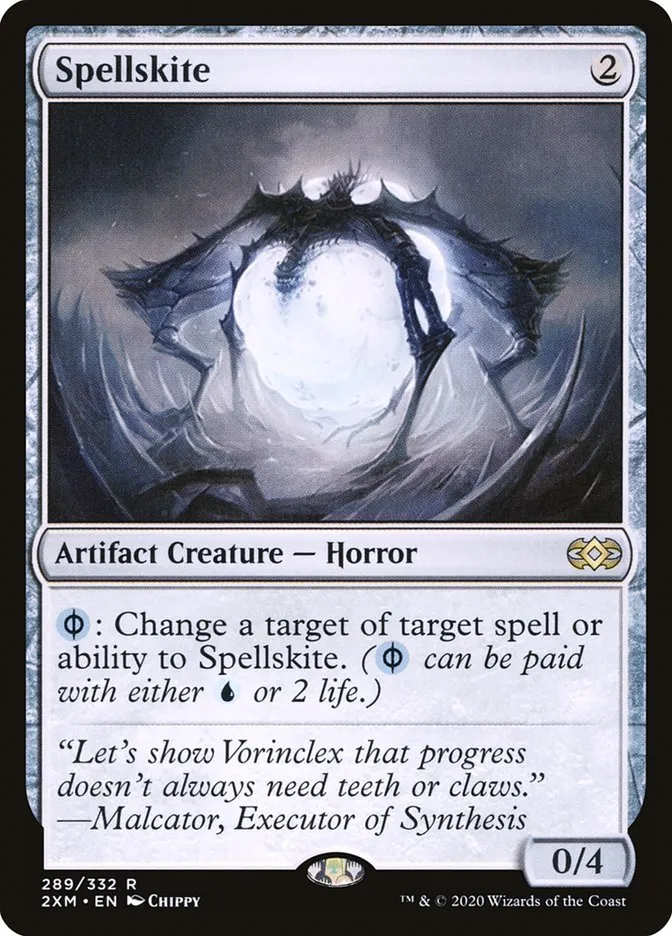 2020 Double Masters Spellskite [Foil] rare #289 rare card image
