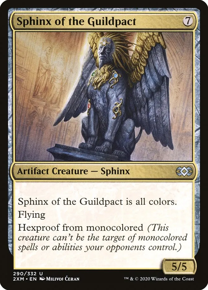 2020 Double Masters Sphinx of the Guildpact #290 uncommon card image