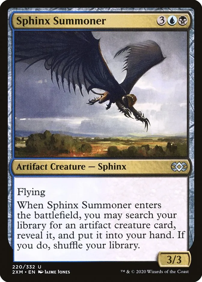 2020 Double Masters Sphinx Summoner uncommon #220 uncommon card image