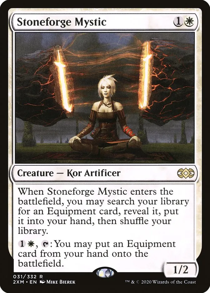 2020 Double Masters Stoneforge Mystic [Foil] rare #31 rare card image