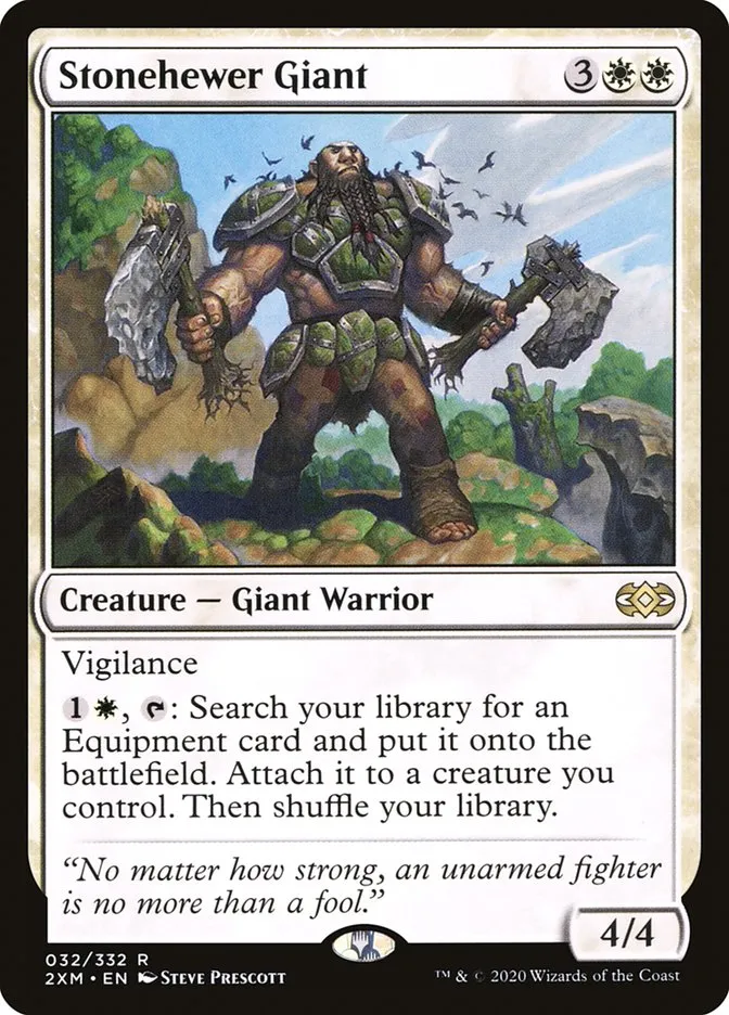 2020 Double Masters Stonehewer Giant #32 rare card image