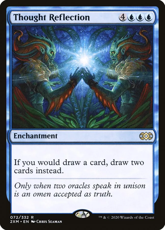 2020 Double Masters Thought Reflection rare #72 rare card image