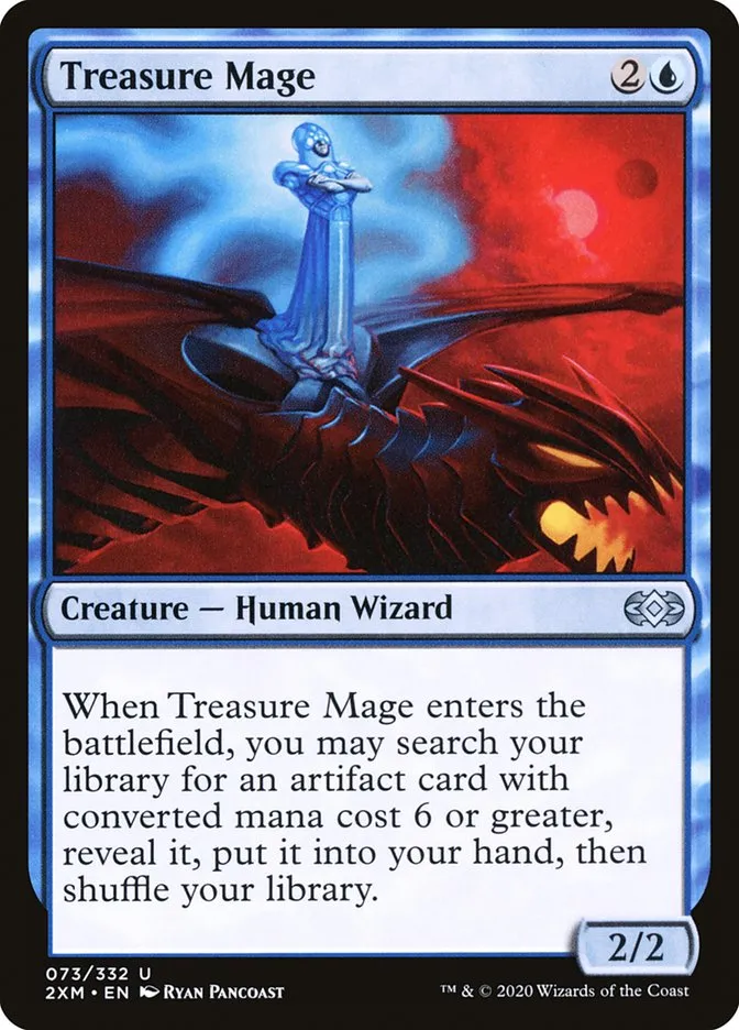 2020 Double Masters Treasure Mage #73 uncommon card image