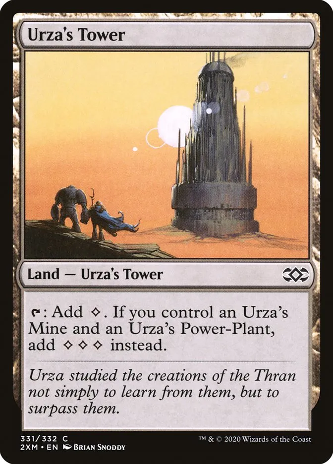 2020 Double Masters Urza's Tower common #331 common card image