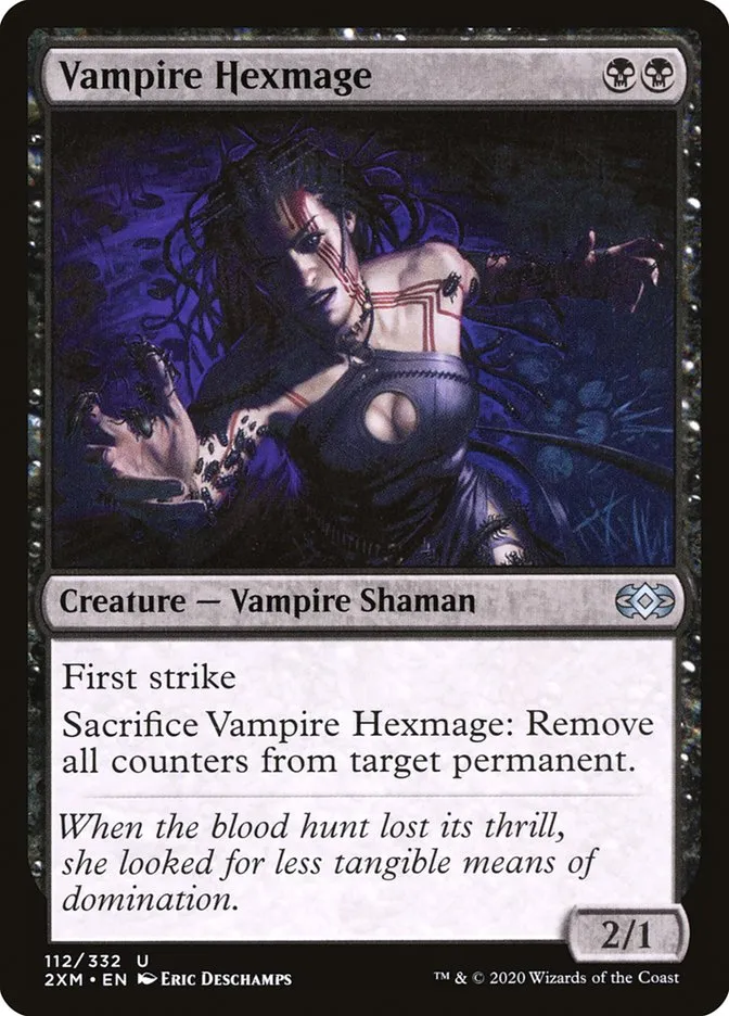 2020 Double Masters Vampire Hexmage uncommon #112 uncommon card image