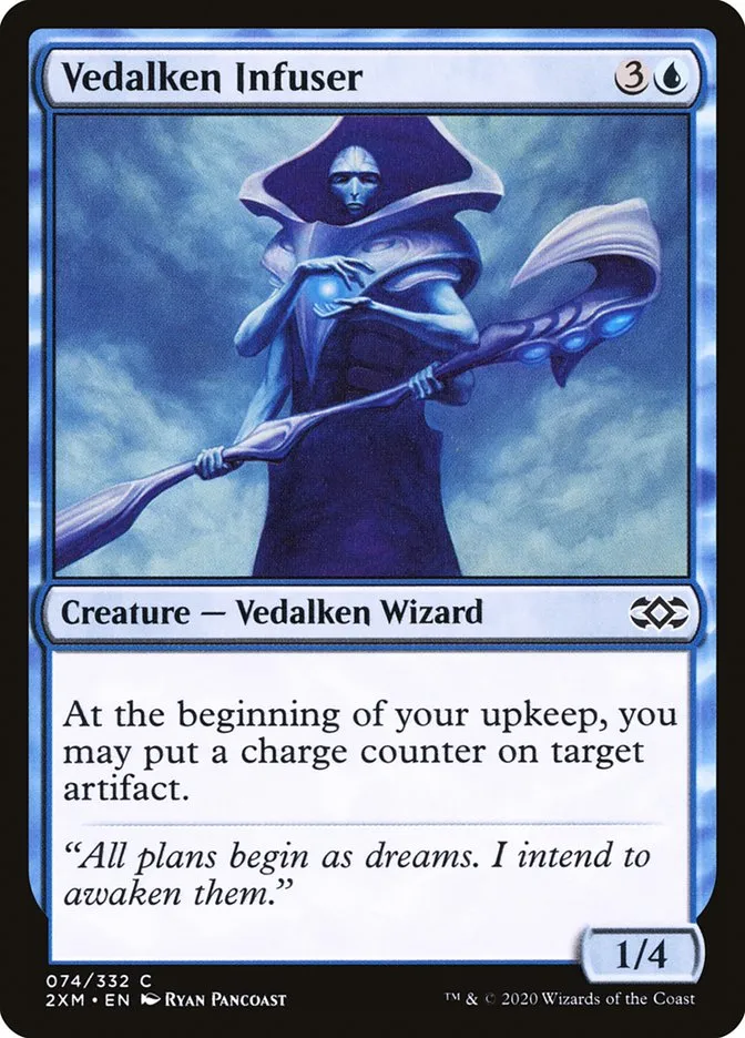 2020 Double Masters Vedalken Infuser common #74 common card image