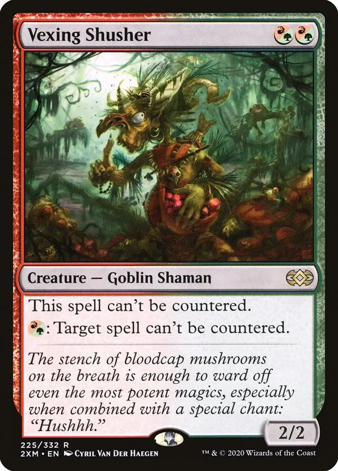 2020 Double Masters Vexing Shusher #225 rare card image