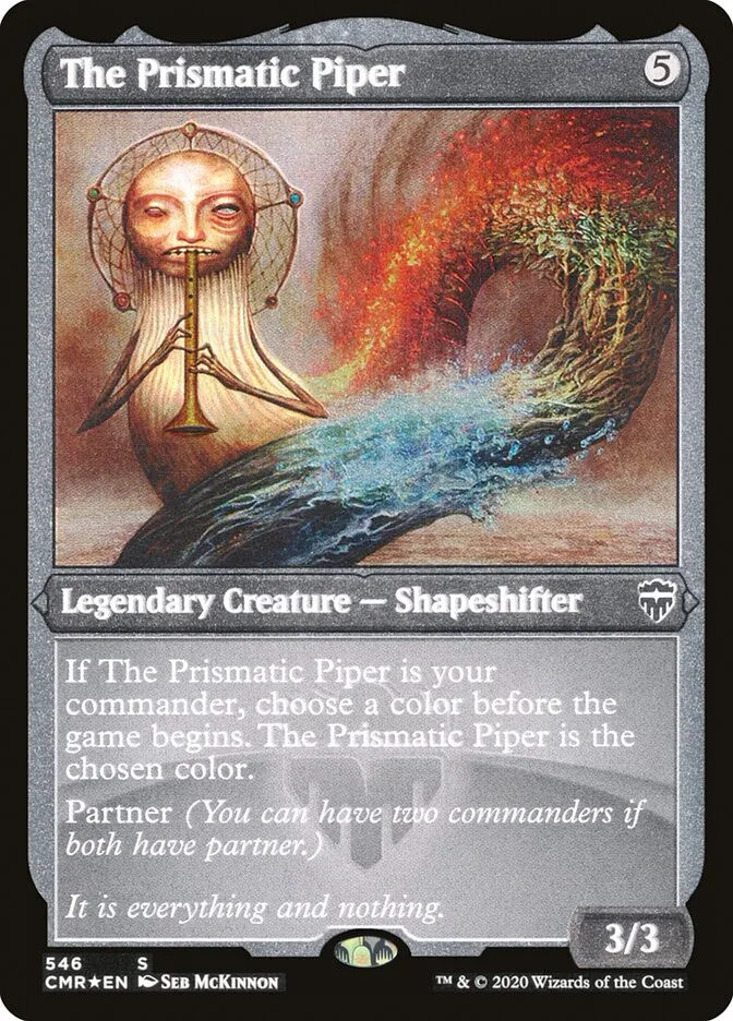 2020 Commander Legends The Prismatic Piper [Foil Etched] special #546 special card image