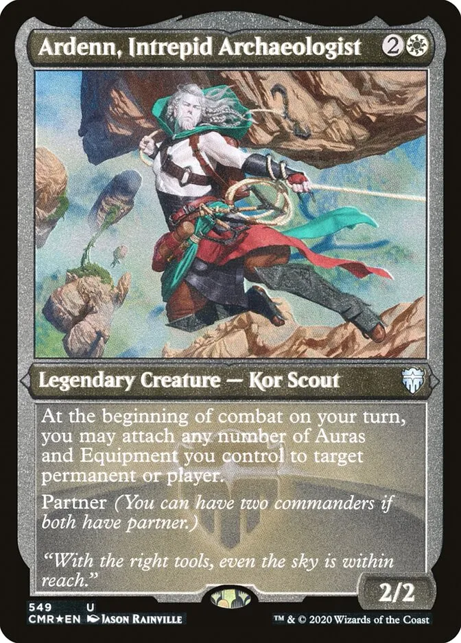 2020 Commander Legends Ardenn, Intrepid Archaeologist [Foil Etched] uncommon #549 uncommon card image