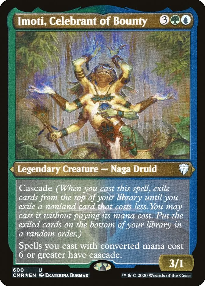 2020 Commander Legends Imoti, Celebrant of Bounty uncommon #600 uncommon card image