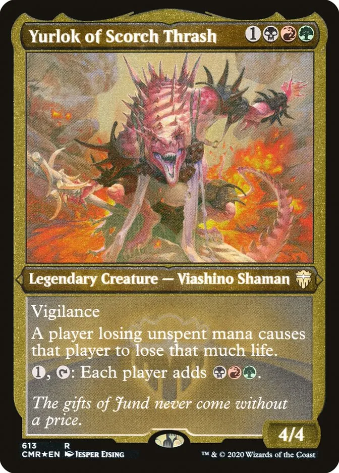 2020 Commander Legends Yurlok of Scorch Thrash #613 rare card image