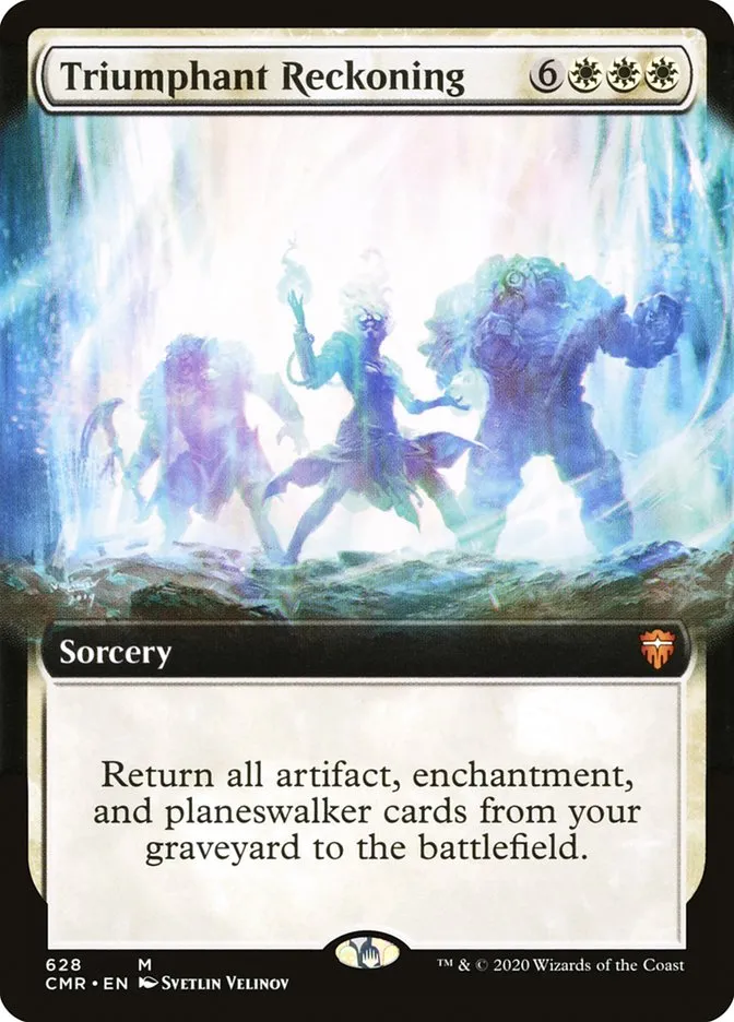 2020 Commander Legends Triumphant Reckoning mythic #628 mythic card image