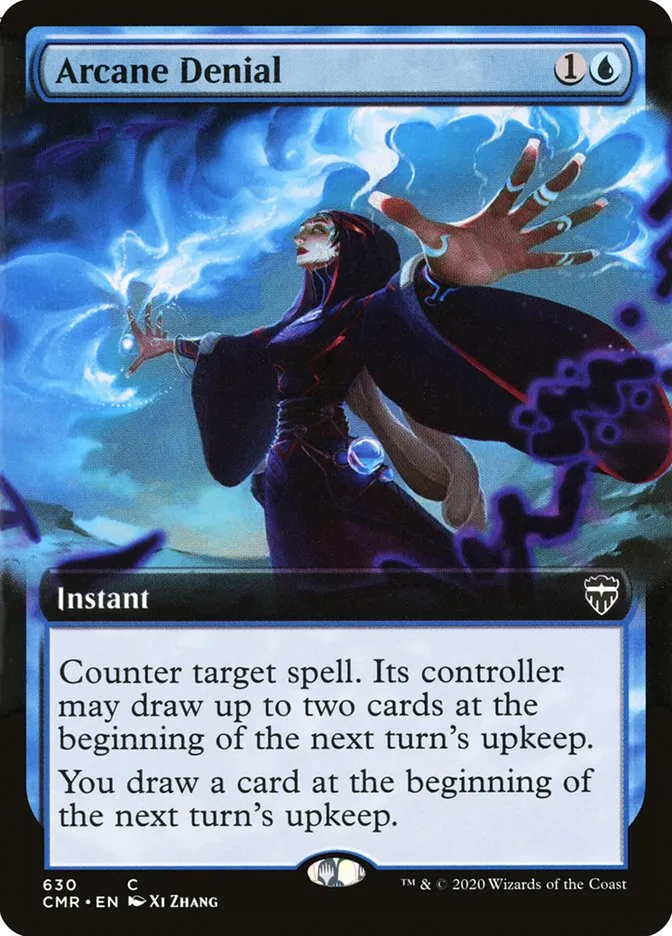 2020 Commander Legends Arcane Denial common #630 common card image
