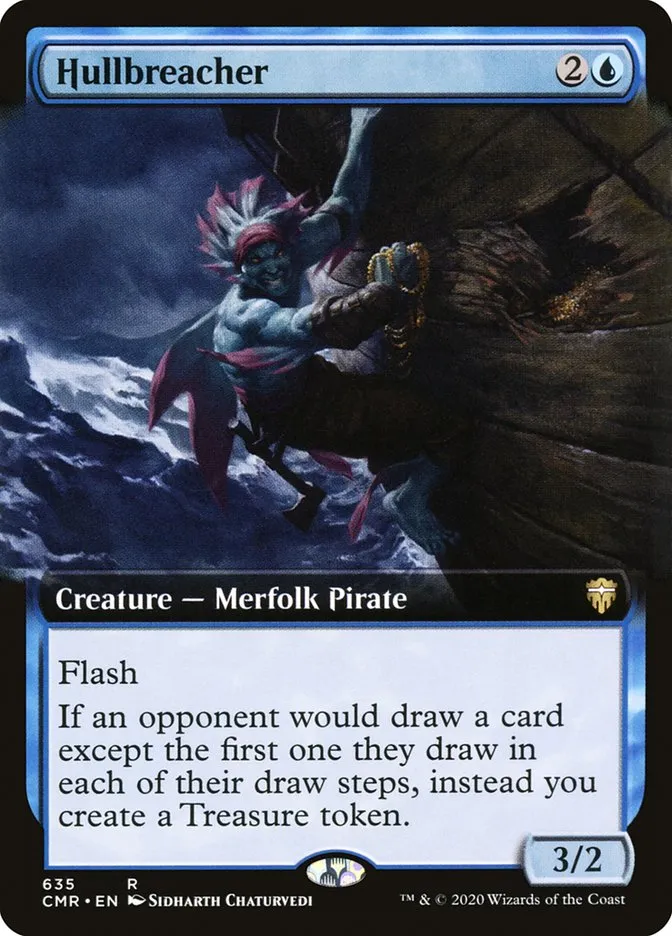 2020 Commander Legends Hullbreacher [Extended Art] rare #635 rare card image