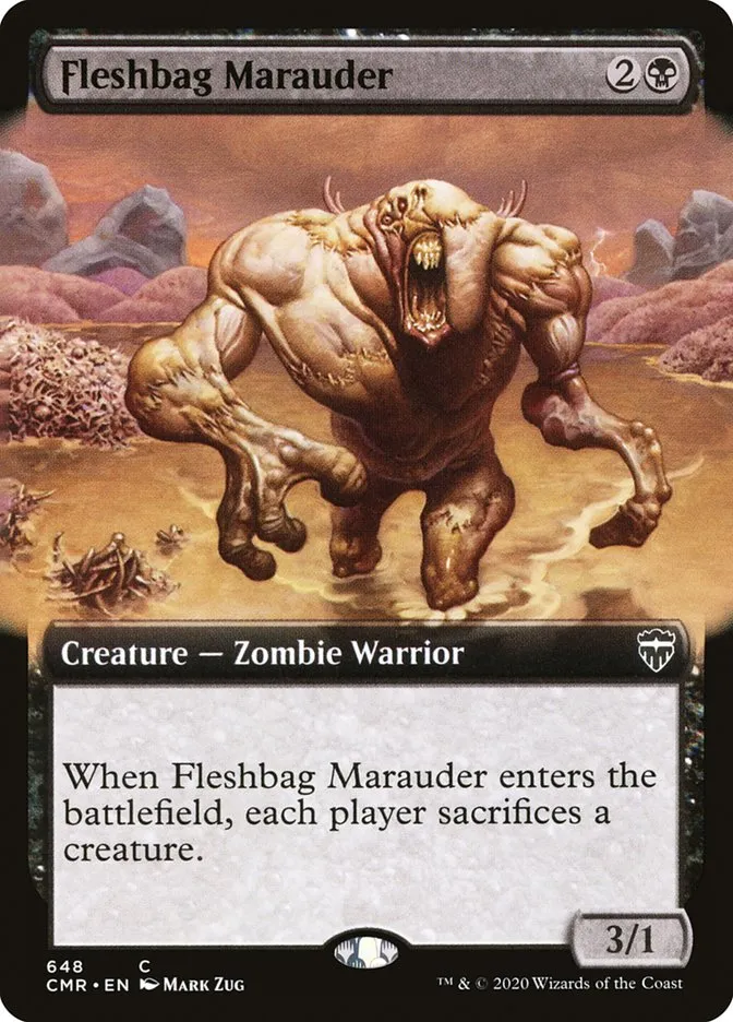 2020 Commander Legends Fleshbag Marauder [Extended Art] common #648 common card image