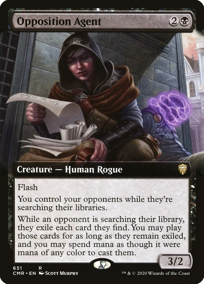 2020 Commander Legends Opposition Agent rare #651 rare card image