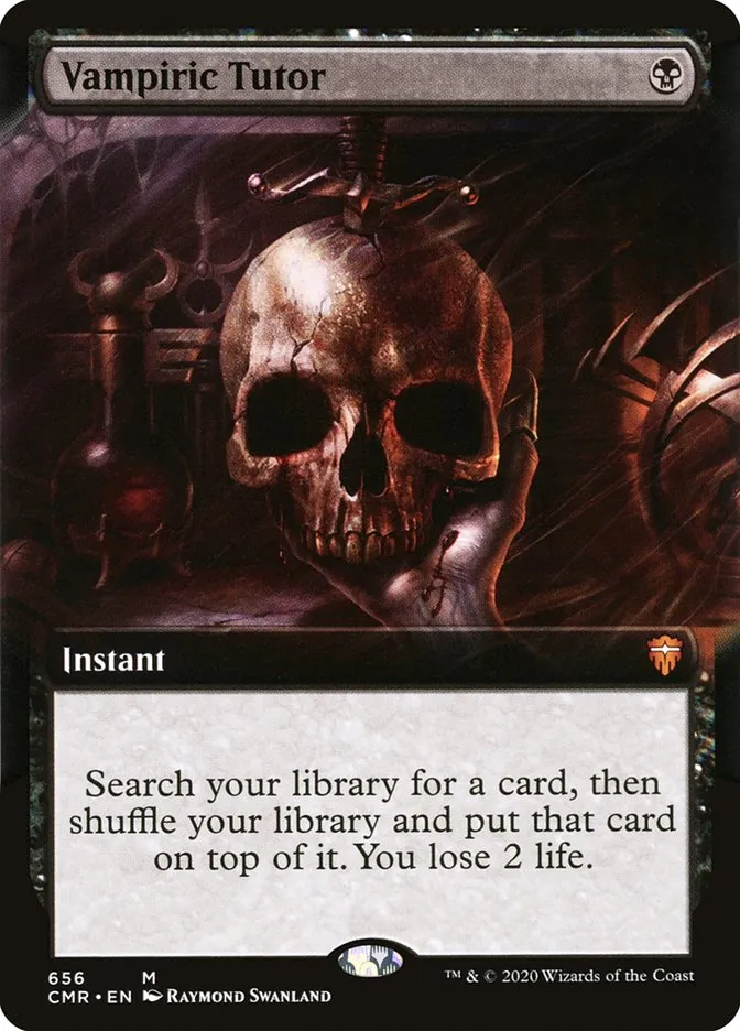 2020 Commander Legends Vampiric Tutor mythic #656 mythic card image