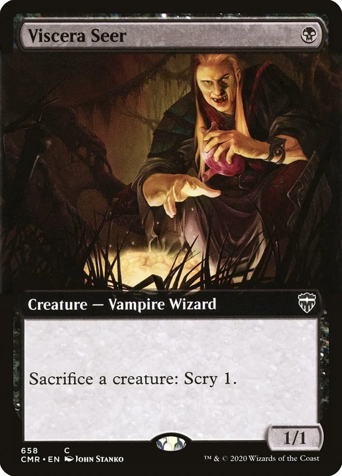 2020 Commander Legends Viscera Seer common #658 common card image