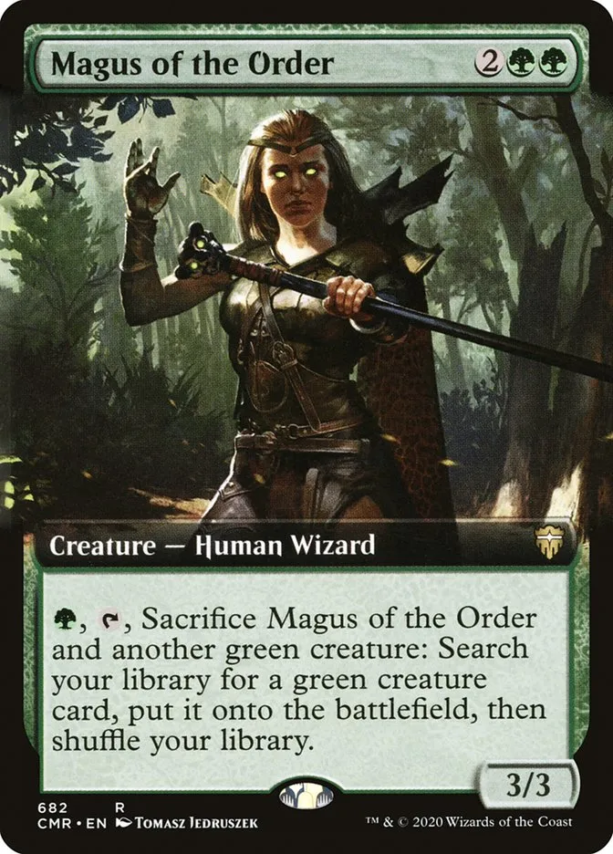 2020 Commander Legends Magus of the Order [Extended Art] rare #682 rare card image