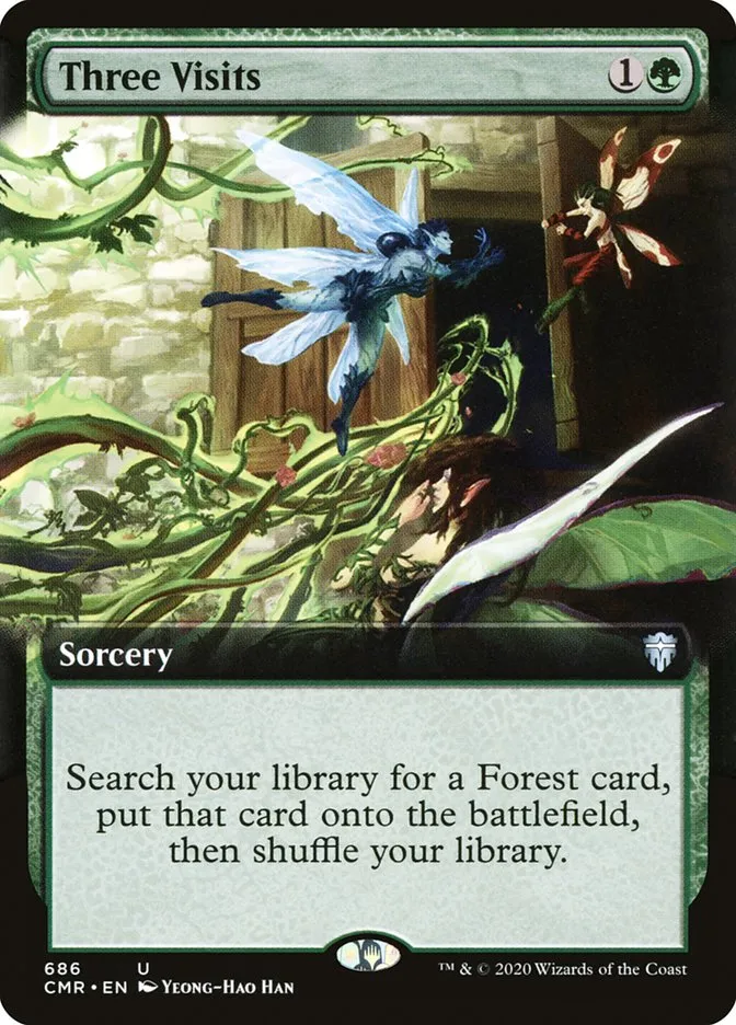 2020 Commander Legends Three Visits [Extended Art] uncommon #686 uncommon card image