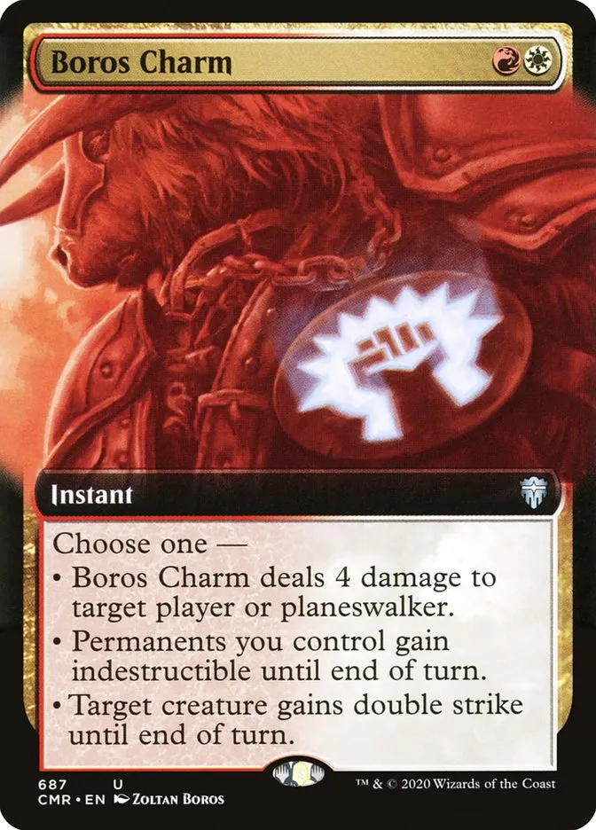 2020 Commander Legends Boros Charm uncommon #687 uncommon card image