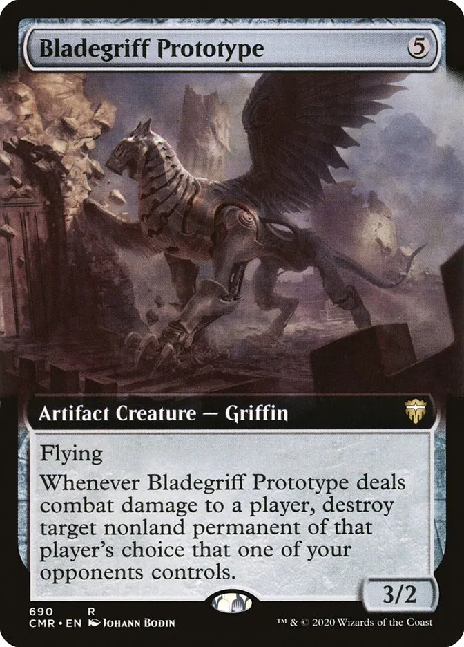 2020 Commander Legends Bladegriff Prototype rare #690 rare card image