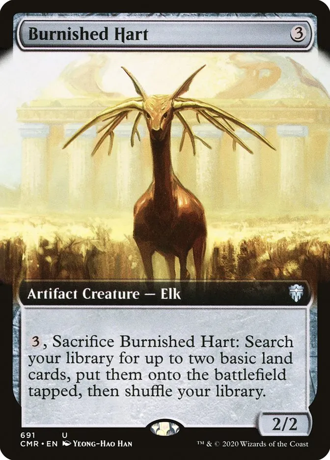 2020 Commander Legends Burnished Hart uncommon #691 uncommon card image