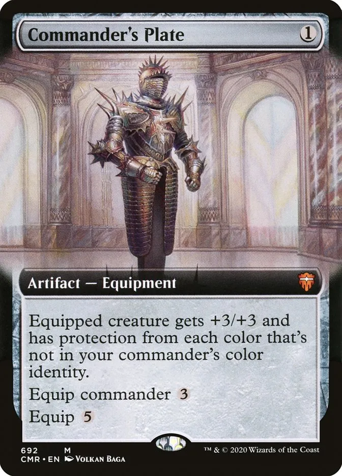 2020 Commander Legends Commander's Plate mythic #692 mythic card image