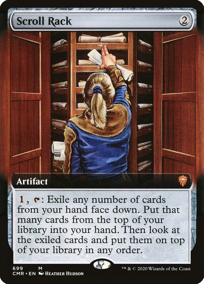 2020 Commander Legends Scroll Rack mythic #699 mythic card image