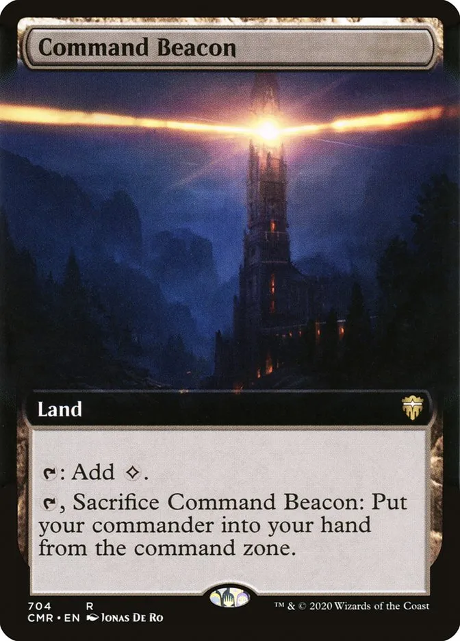 2020 Commander Legends Command Beacon rare #704 rare card image