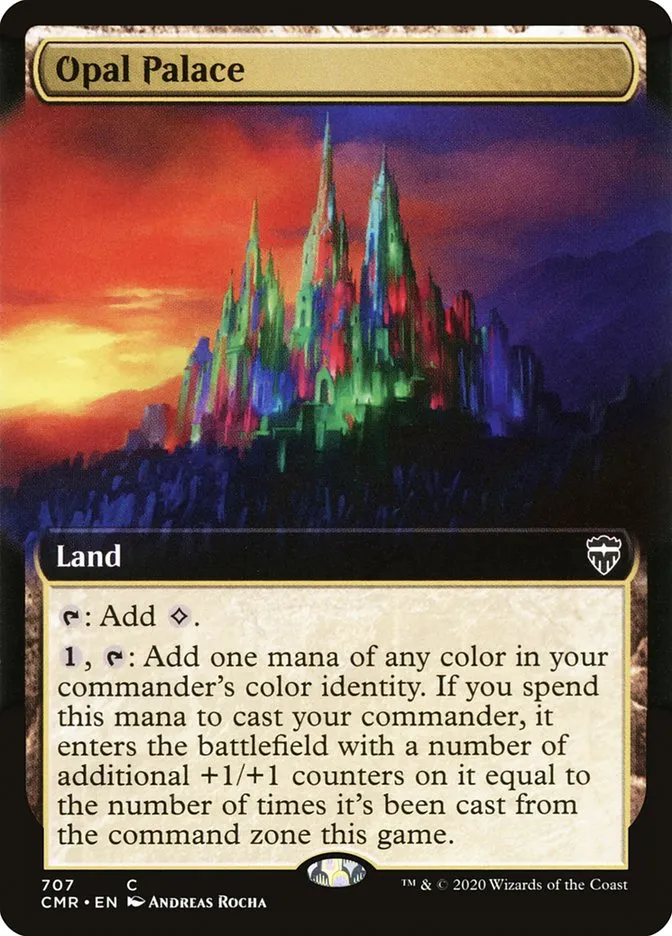 2020 Commander Legends Opal Palace common #707 common card image