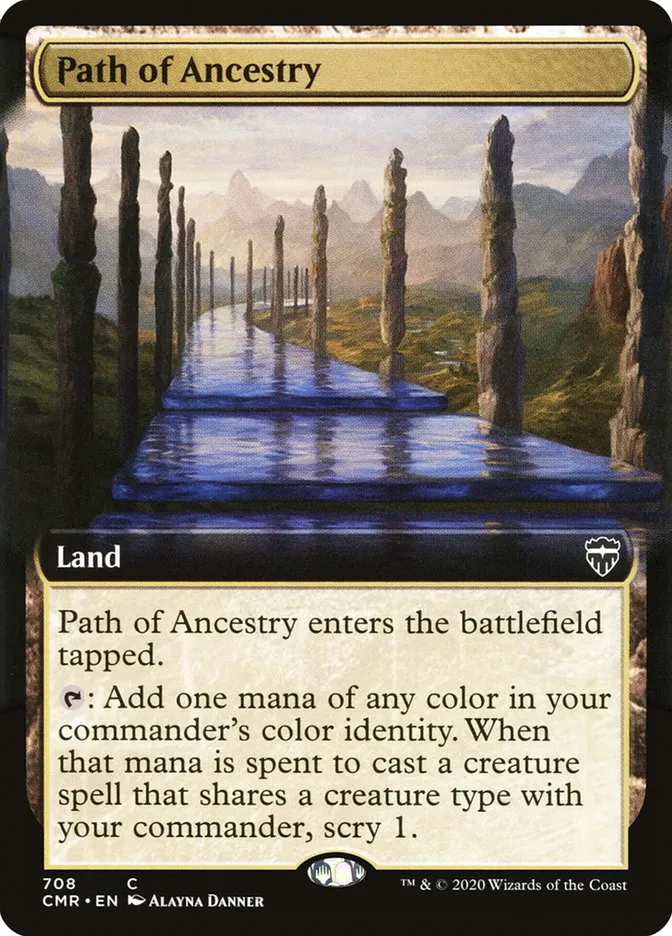 2020 Commander Legends Path of Ancestry common #708 common card image