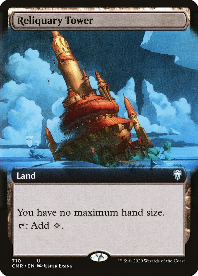 2020 Commander Legends Reliquary Tower uncommon #710 uncommon card image