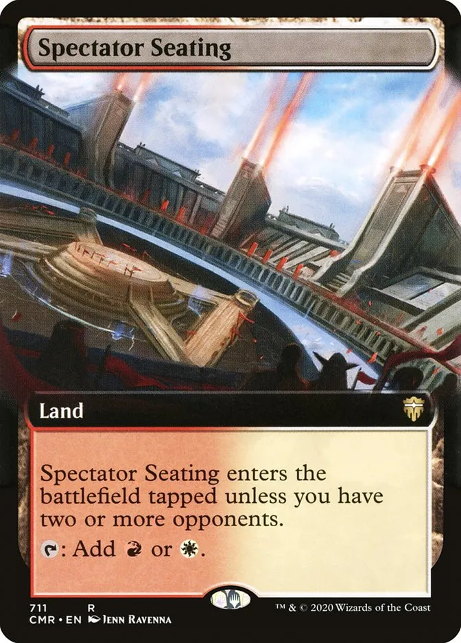 2020 Commander Legends Spectator Seating rare #711 rare card image
