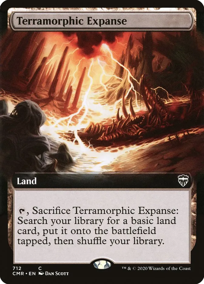 2020 Commander Legends Terramorphic Expanse common #712 common card image
