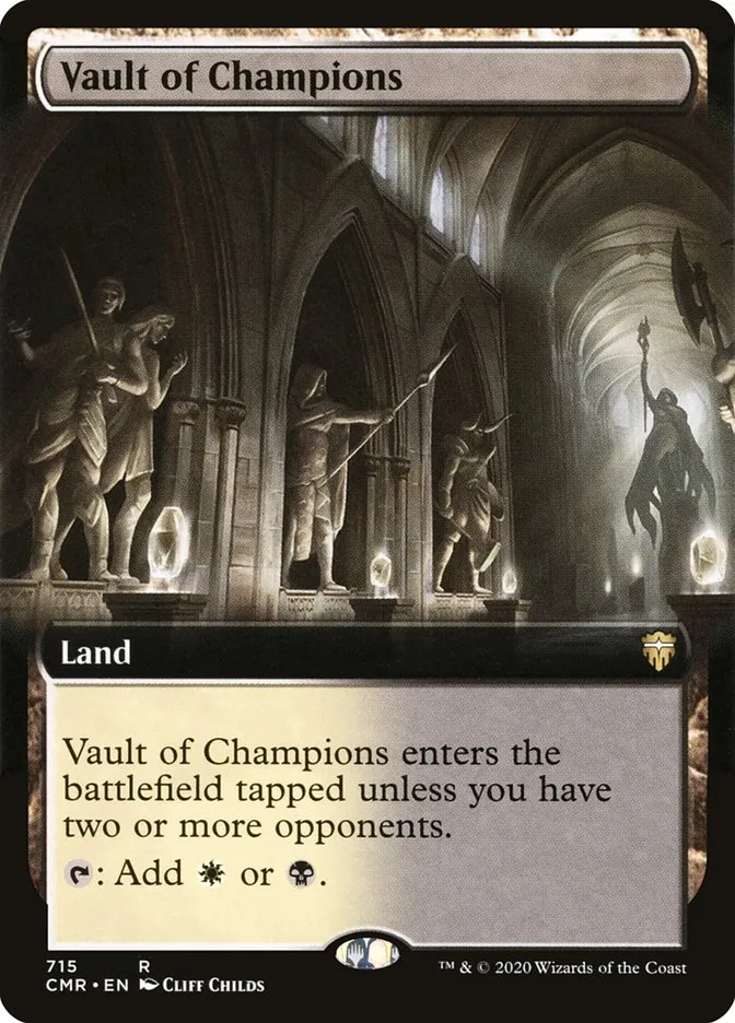 2020 Commander Legends Vault of Champions [Extended Art] rare #715 rare card image