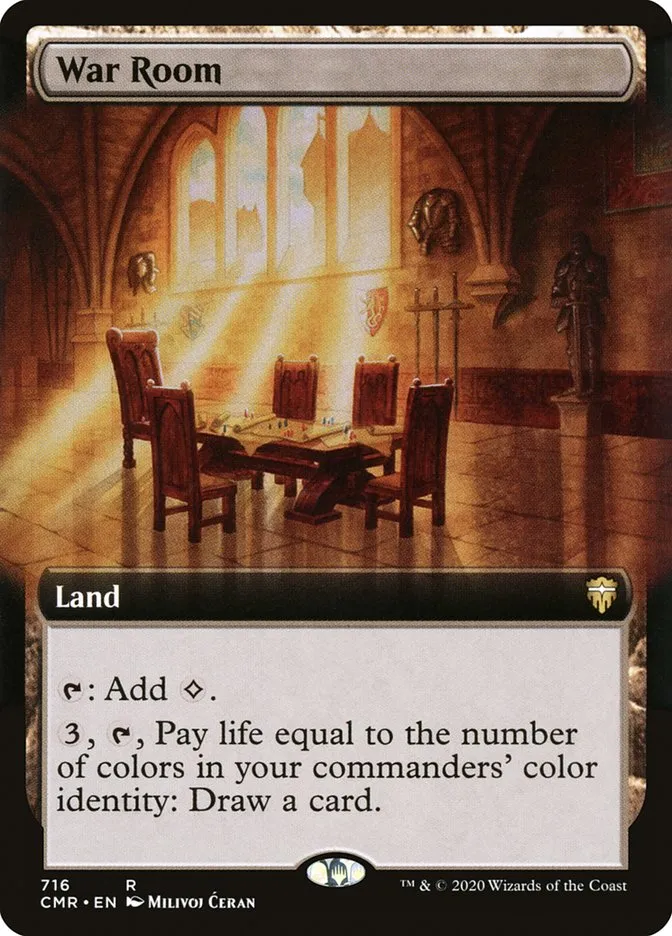2020 Commander Legends War Room rare #716 rare card image