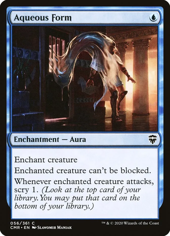 2020 Commander Legends Aqueous Form common #56 common card image