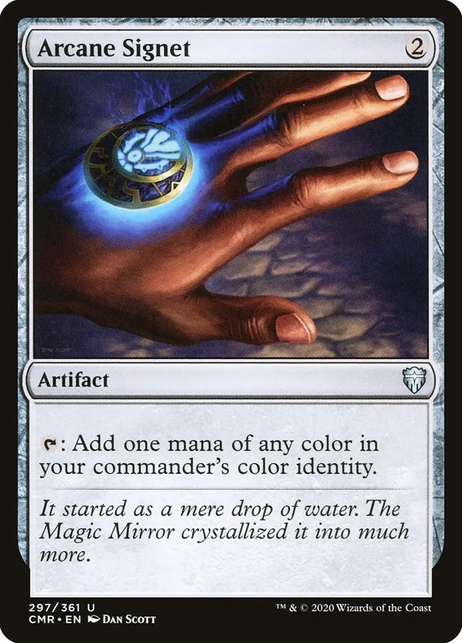 2020 Commander Legends Arcane Signet uncommon #297 uncommon card image