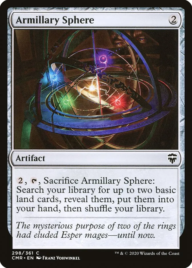 2020 Commander Legends Armillary Sphere common #298 common card image
