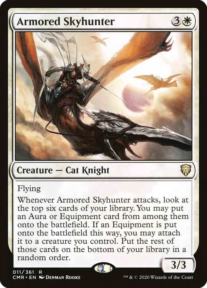 2020 Commander Legends Armored Skyhunter [Foil] rare #11 rare card image