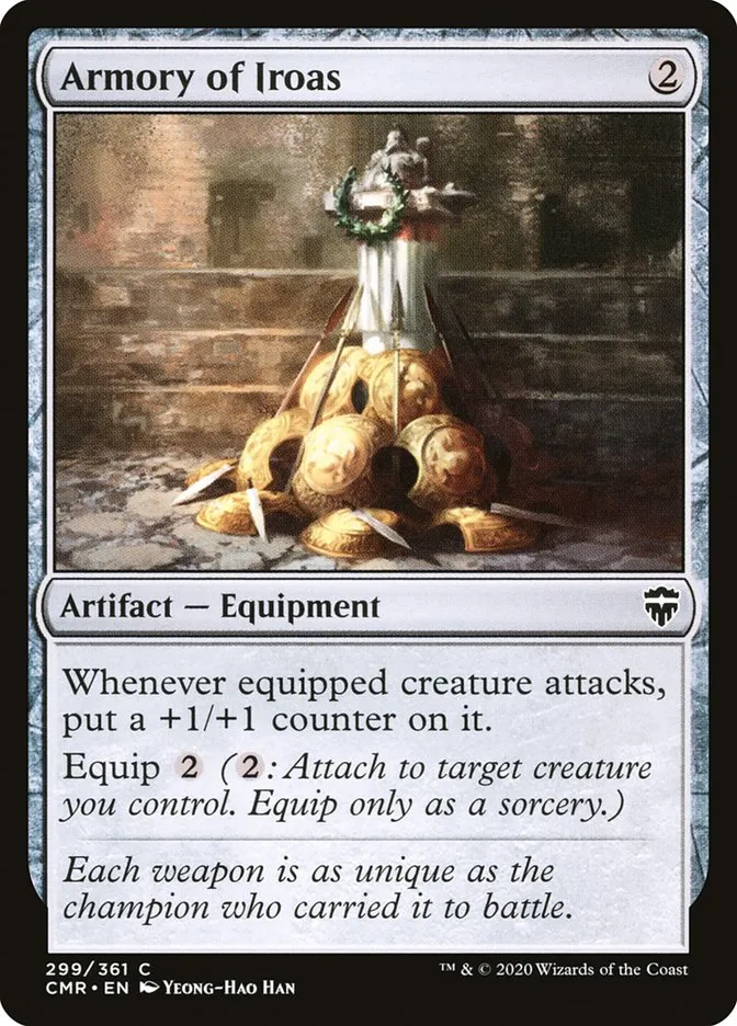 2020 Commander Legends Armory of Iroas #299 common card image