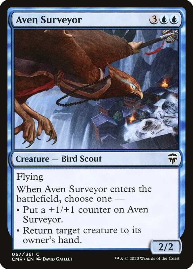 2020 Commander Legends Aven Surveyor common #57 common card image