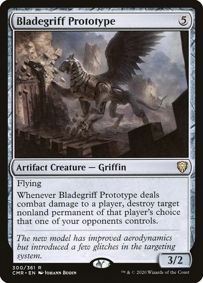 2020 Commander Legends Bladegriff Prototype rare #300 rare card image