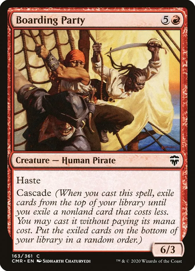2020 Commander Legends Boarding Party common #163 common card image