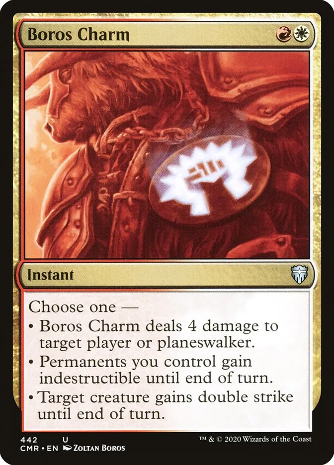 2020 Commander Legends Boros Charm uncommon #442 uncommon card image