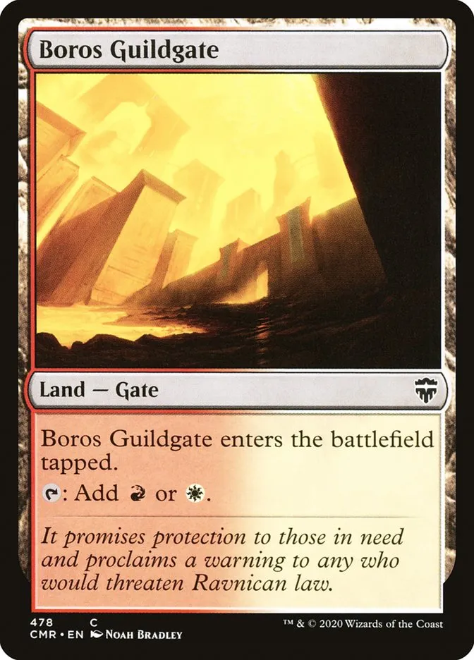 2020 Commander Legends Boros Guildgate common #478 common card image